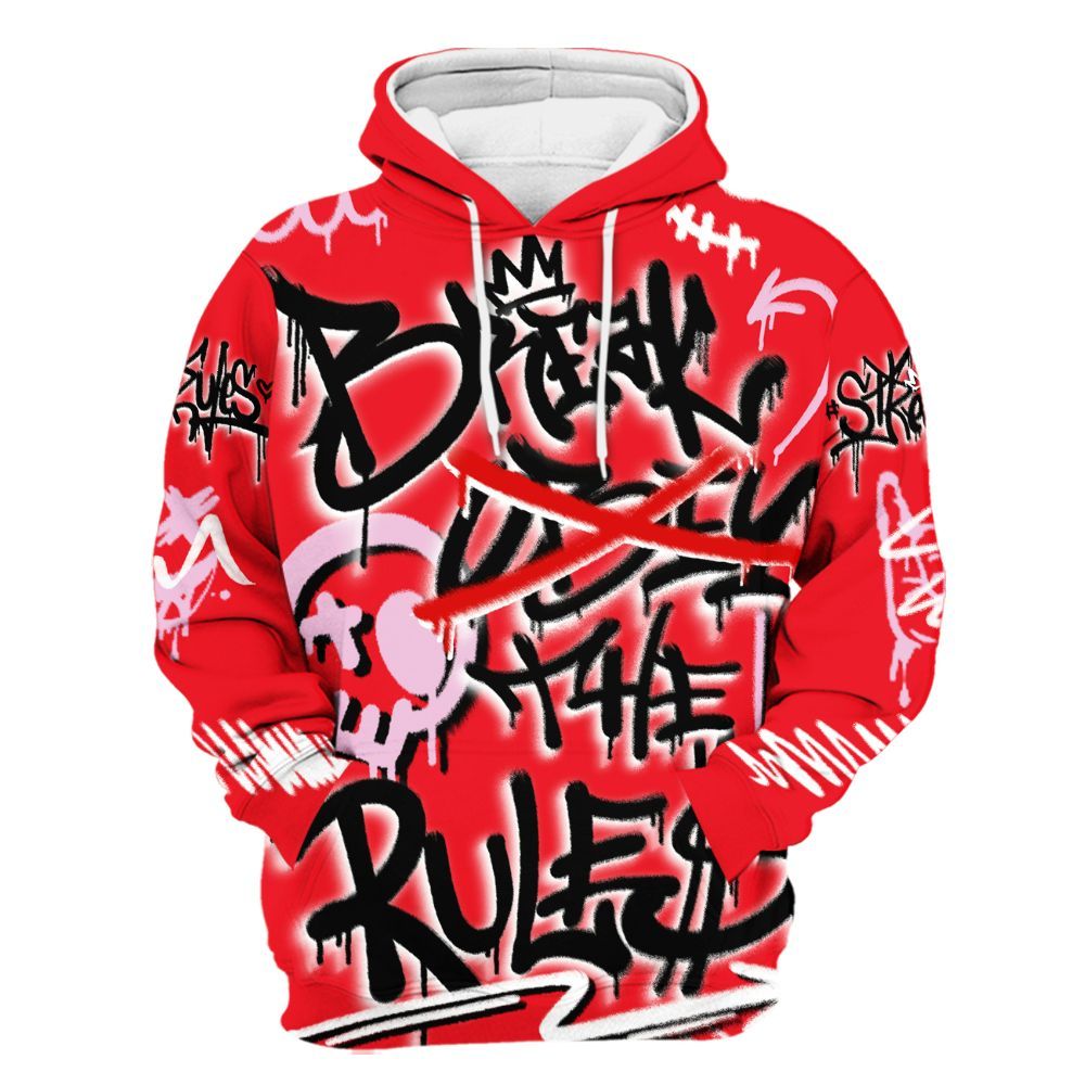 Hoodie To Match Zoom Vomero 5 Valentine's Day 2025 - Break Rules Streetwear All Over Print