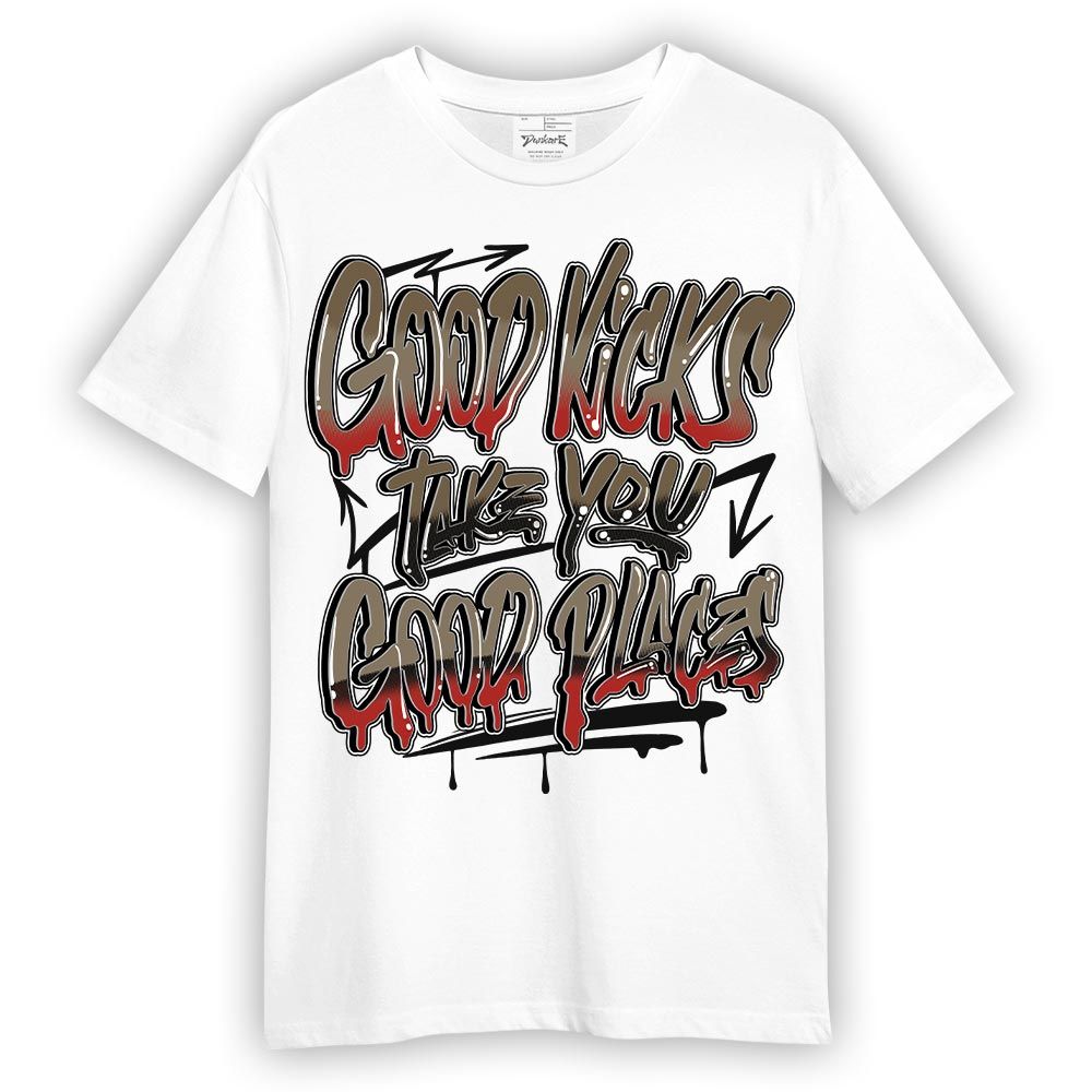 Shirt To Match Olive 9s - Good Kick Good Places Graphic Shirt Unisex