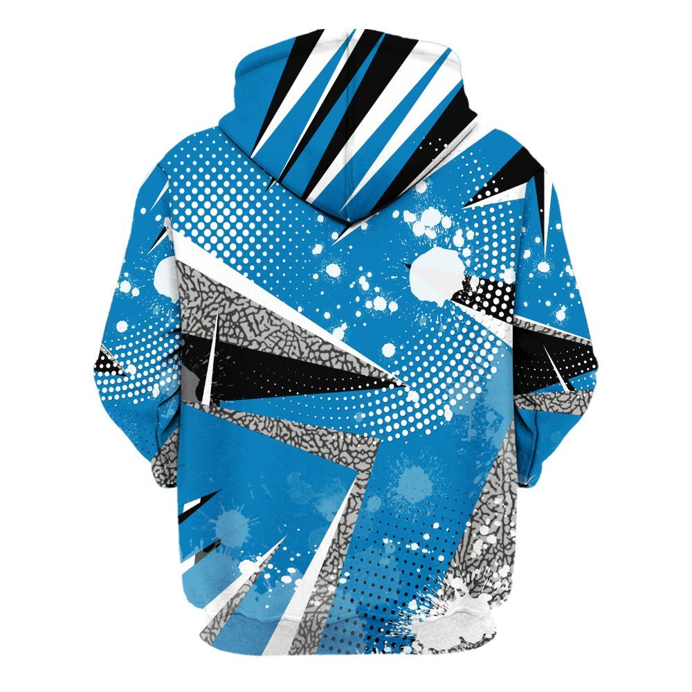 Hoodie To Match Wizards 3s - Poly Trust No One Dripping All Over Print