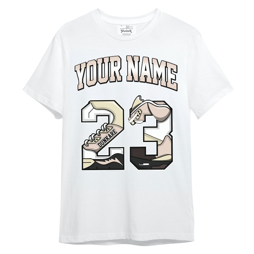 Shirt To Match A Ma Maniere X Fossil Stone 4s - Custom Name Number 23 5s Unisex Shirt