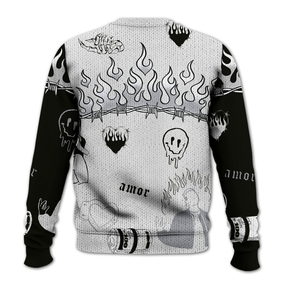 Knitted Sweater To Match Baroque Brown 12s - Snake Trust No One