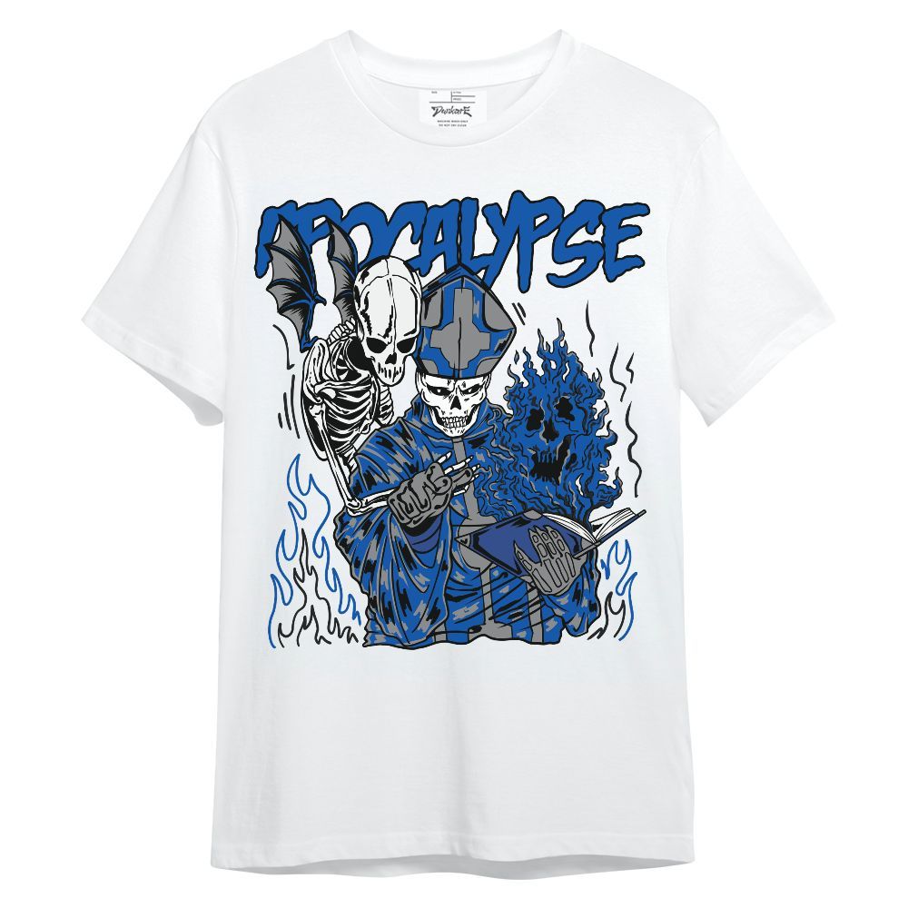 Shirt To Match Racer Blue 5s - Apocalypse Skeleton Unisex Shirt