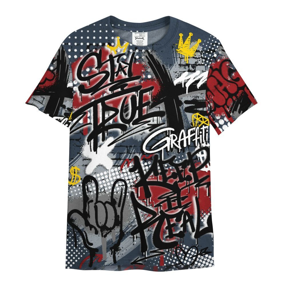 Shirt To Match Retro Olympic 6s - True It Real Graffiti Streetwear All Over Print