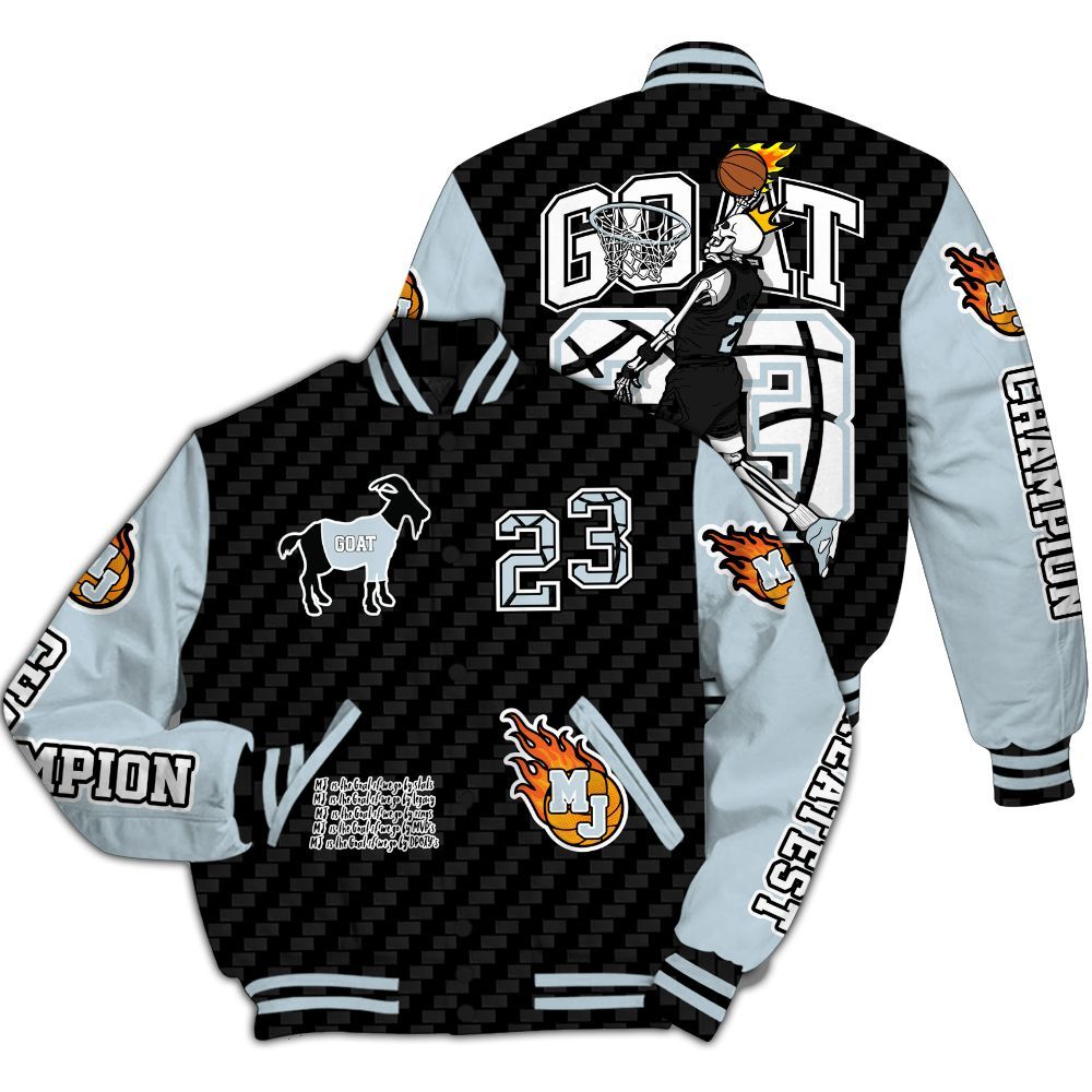 Varsity Jacket To Match Kobe 9 Protro Halo - 23 G.0.A.T Jump Up Basketball All Over Print