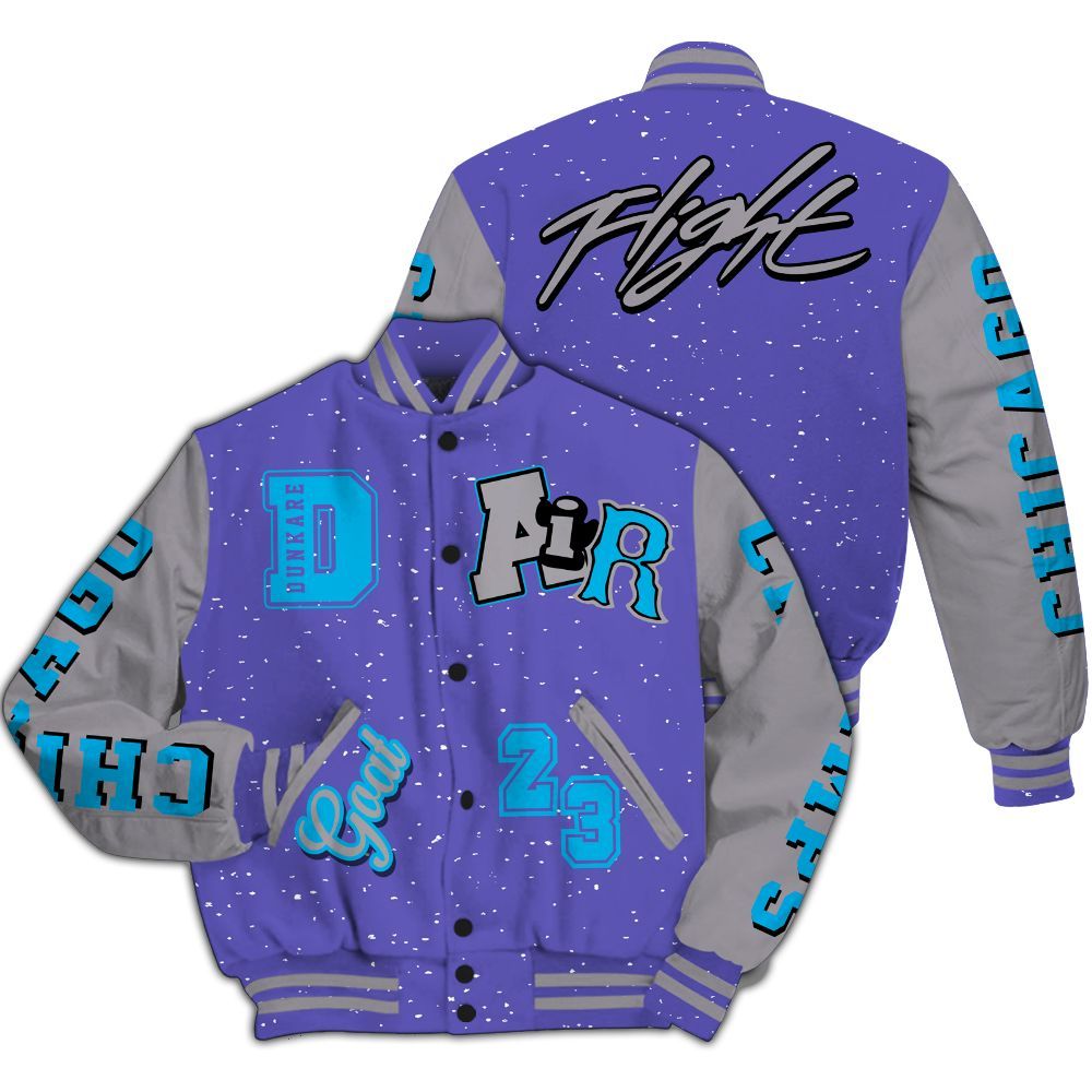 Varsity Jacket To Match Retro Aqua 8s - AIR Number 23 GOAT All Over Print