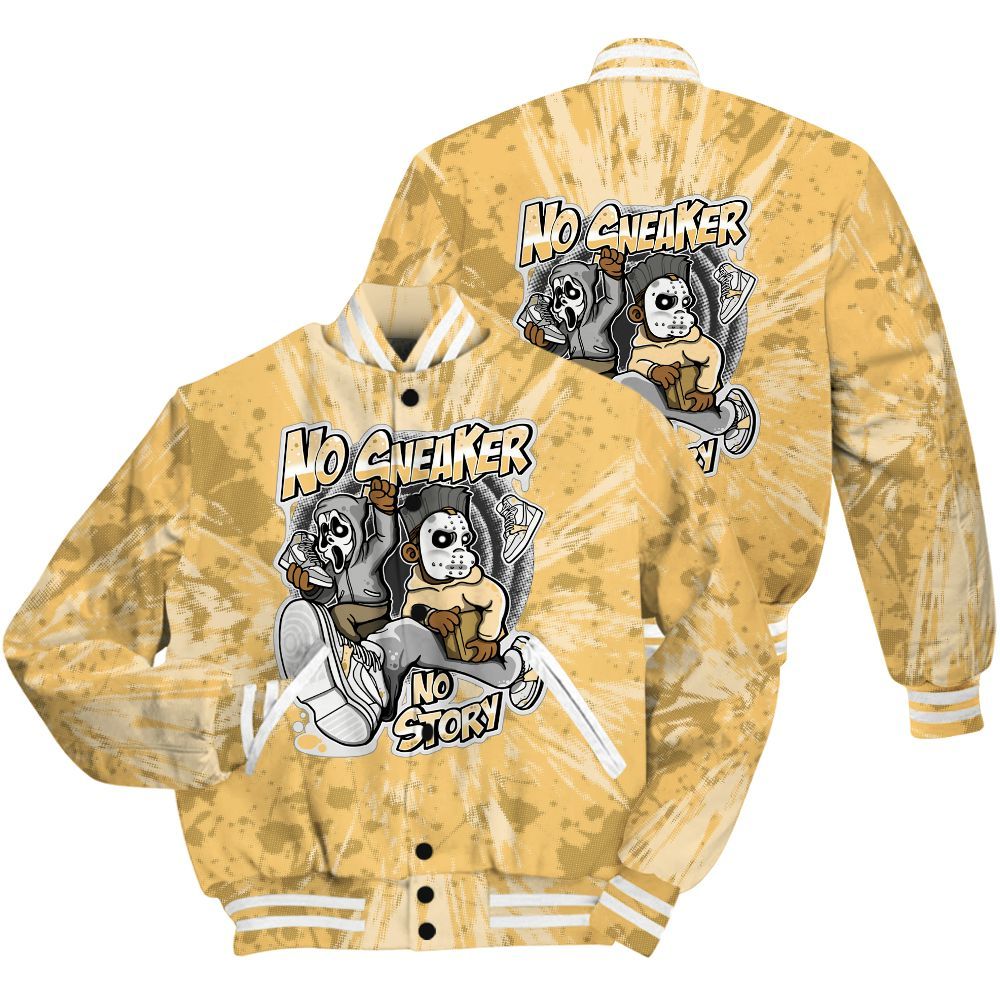 Varsity Jacket To Match Craft Paris 6s Shirt - Sneakers Make Story Graphic Luxury All Over Print