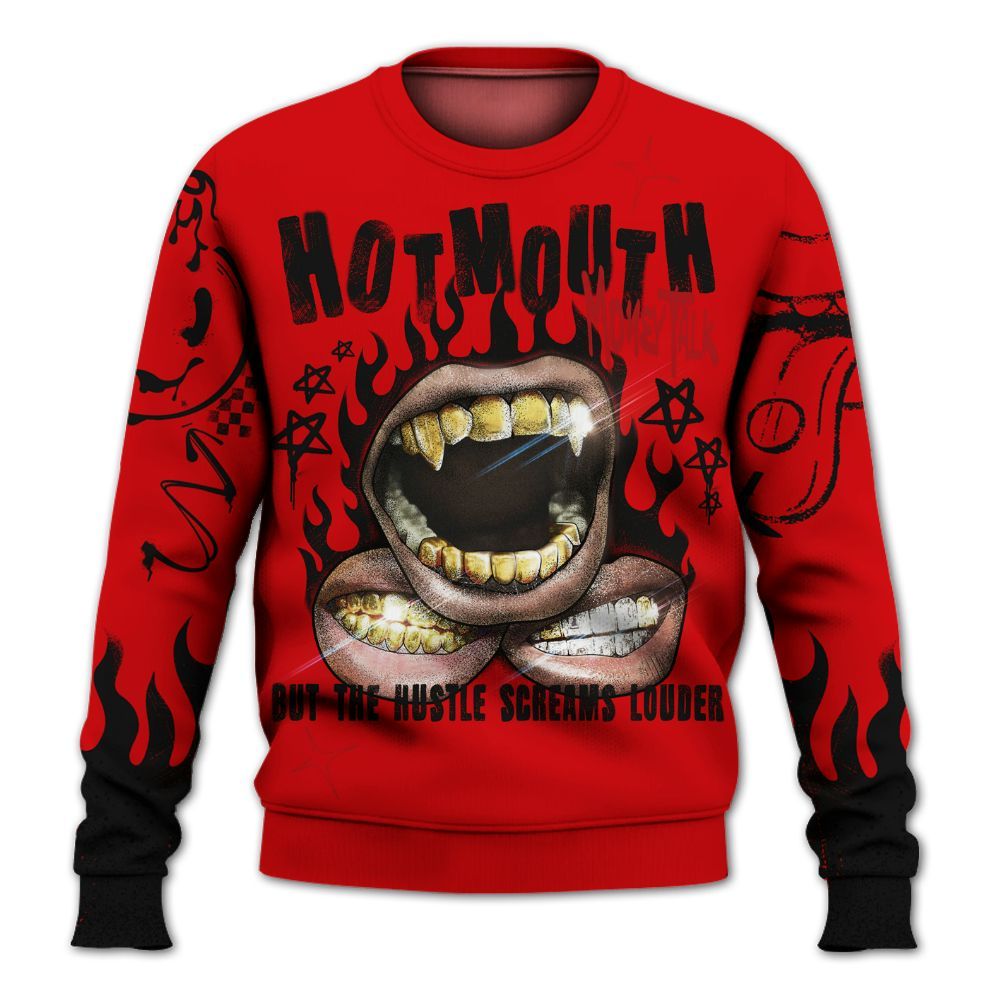 Sweatshirt To Match Ja 2 Halloween - Mouth Burning Street Style All Over Print