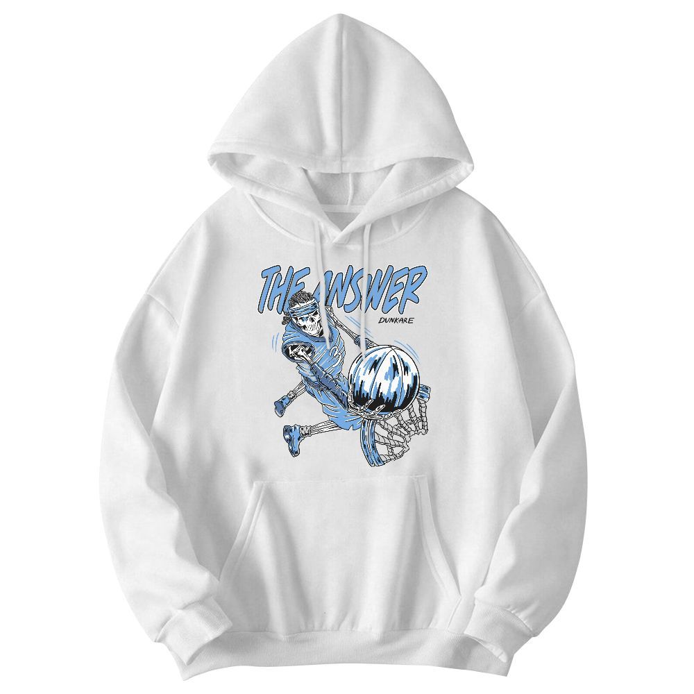 Sweatshirt To Match University Blue 6s - The Answer Skeleton Graphic