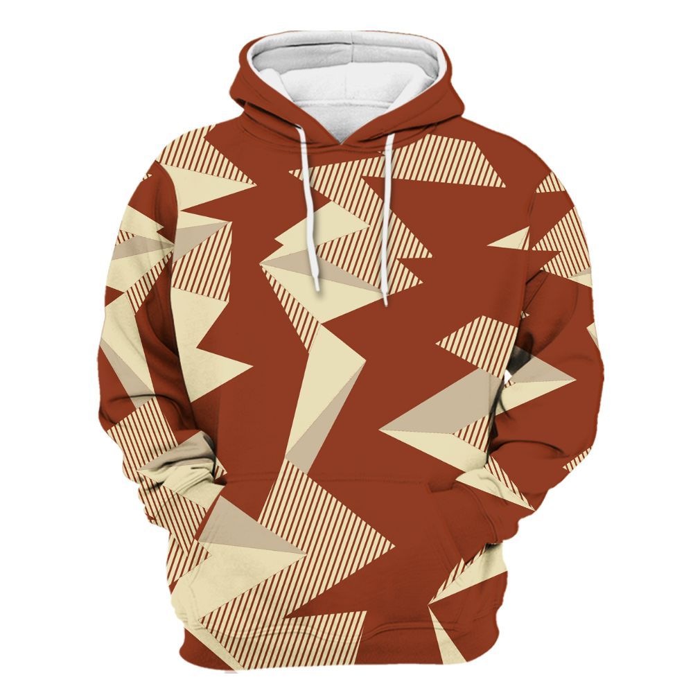 Hoodie To Match Retro Eastside Golf 12s - Geometric Camouflage Pattern All Over Print