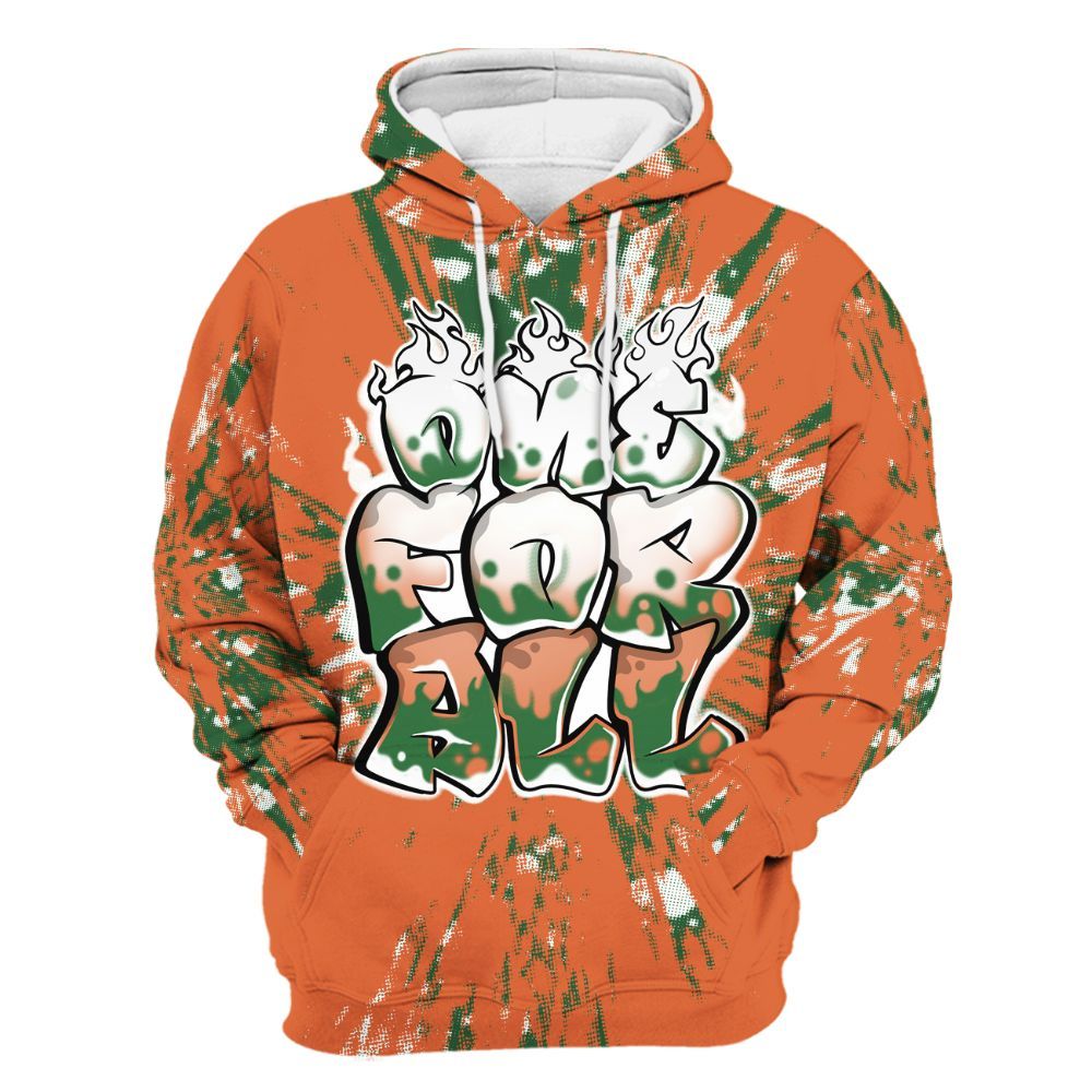 Hoodie To Match Low Miami 5s - Ones For All Graphic Luxury All Over Print
