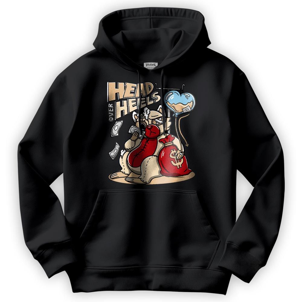 Sweatshirt To Match Dunk Low Strawberry Waffle Hoodie - Head Over Heels Raccoon Hoodie Unisex