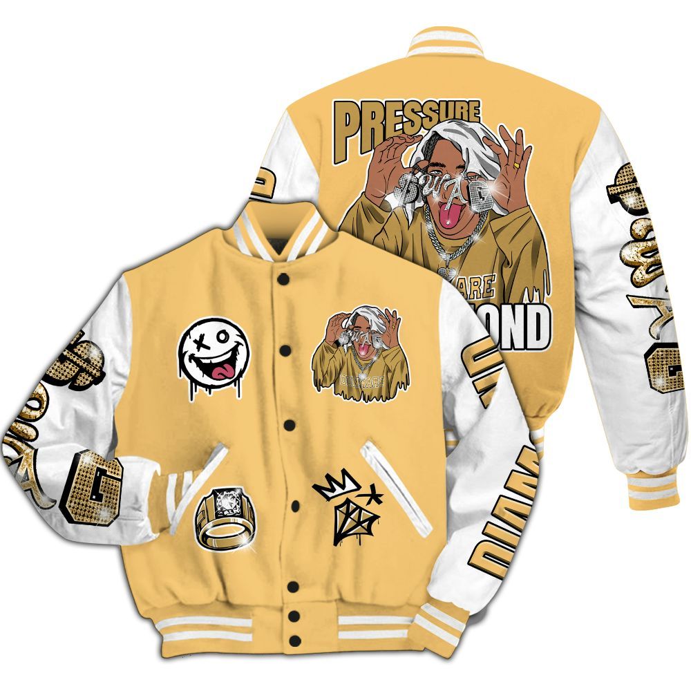Varsity Jacket To Match Craft Paris 6s - Pressures Makes Varsity Jacket To Match All Over Print