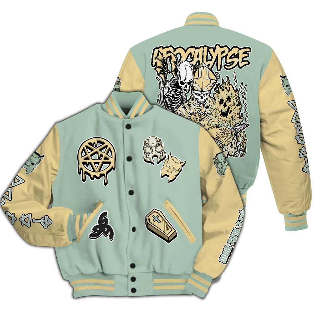 Varsity Jacket To Match Joins Year Of The Snake 5s - Apocalypse Skeleton All Over Print