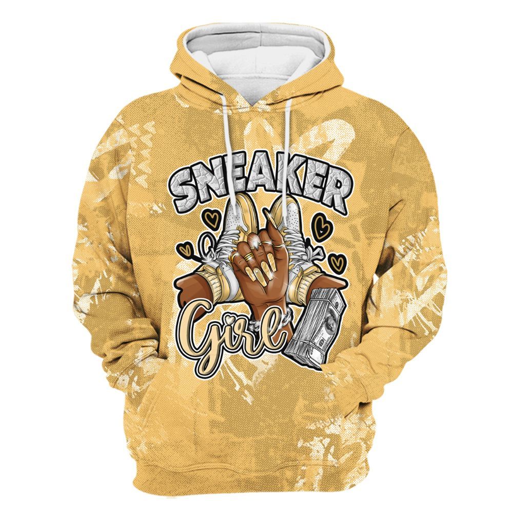 Hoodie To Match Craft Paris 6s - Sneakerz Girlz Heart Grunge All Over Print