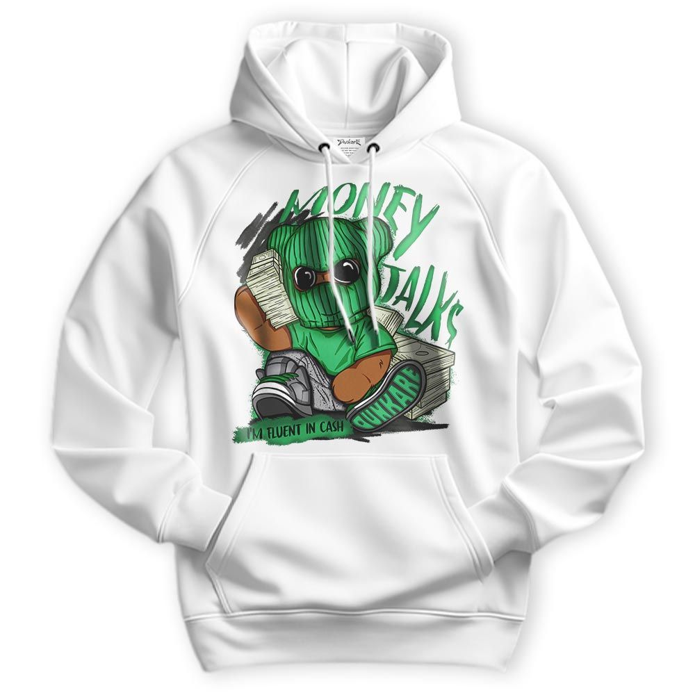 Sweatshirt To Match Hoodie Money Talk, 3 Green Glow Hoodie, To Match Sneaker Black Green Glow 3s, Hoodie 1604 NCMD