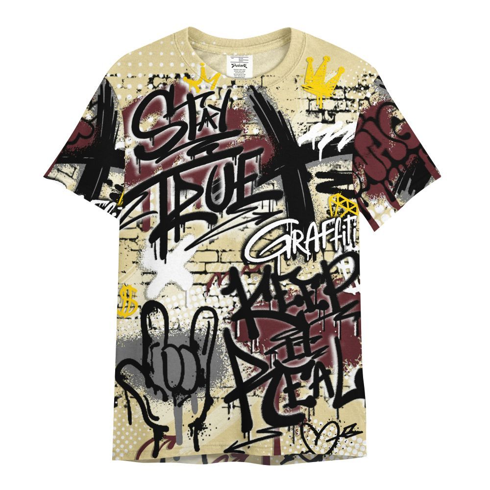 Shirt To Match Women Phantom 12s - True It Real Graffiti Streetwear All Over Print