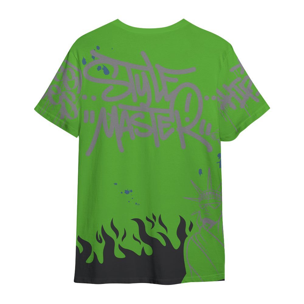Shirt To Match Retro Green Bean 5s - Graphic Fck Around Find Out All Over Print