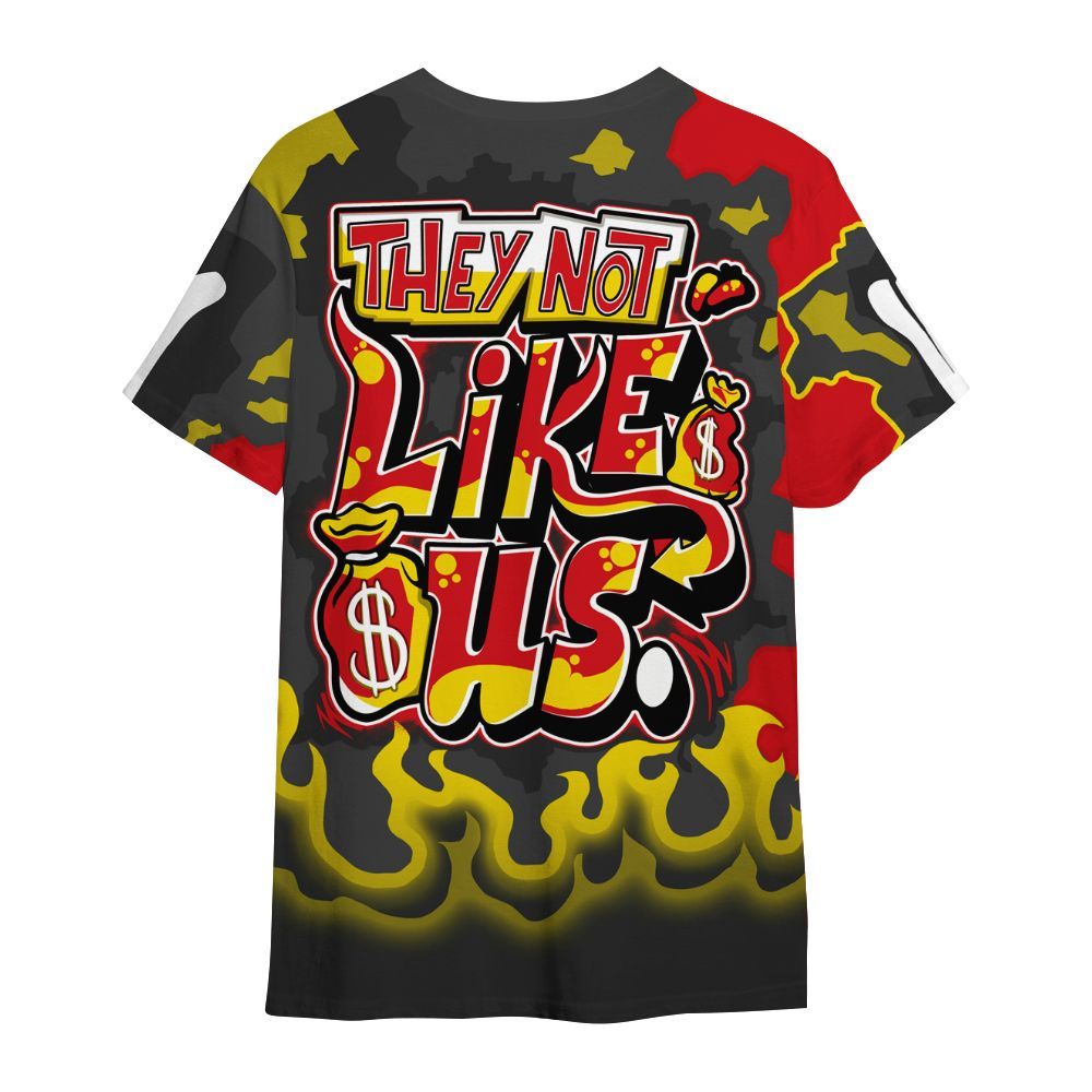 Shirt To Match Ferrari 14s - Dislike Us Burning Custom Name All Over Print