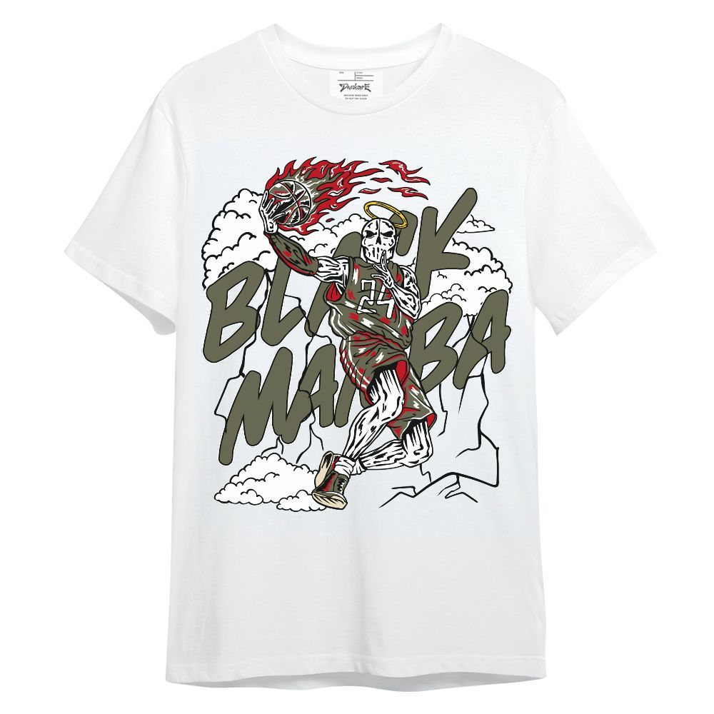 Shirt To Match Low OG Medium Olive 1s - Showboat Skeleton Shirt Unisex Outfit Unisex Shirt