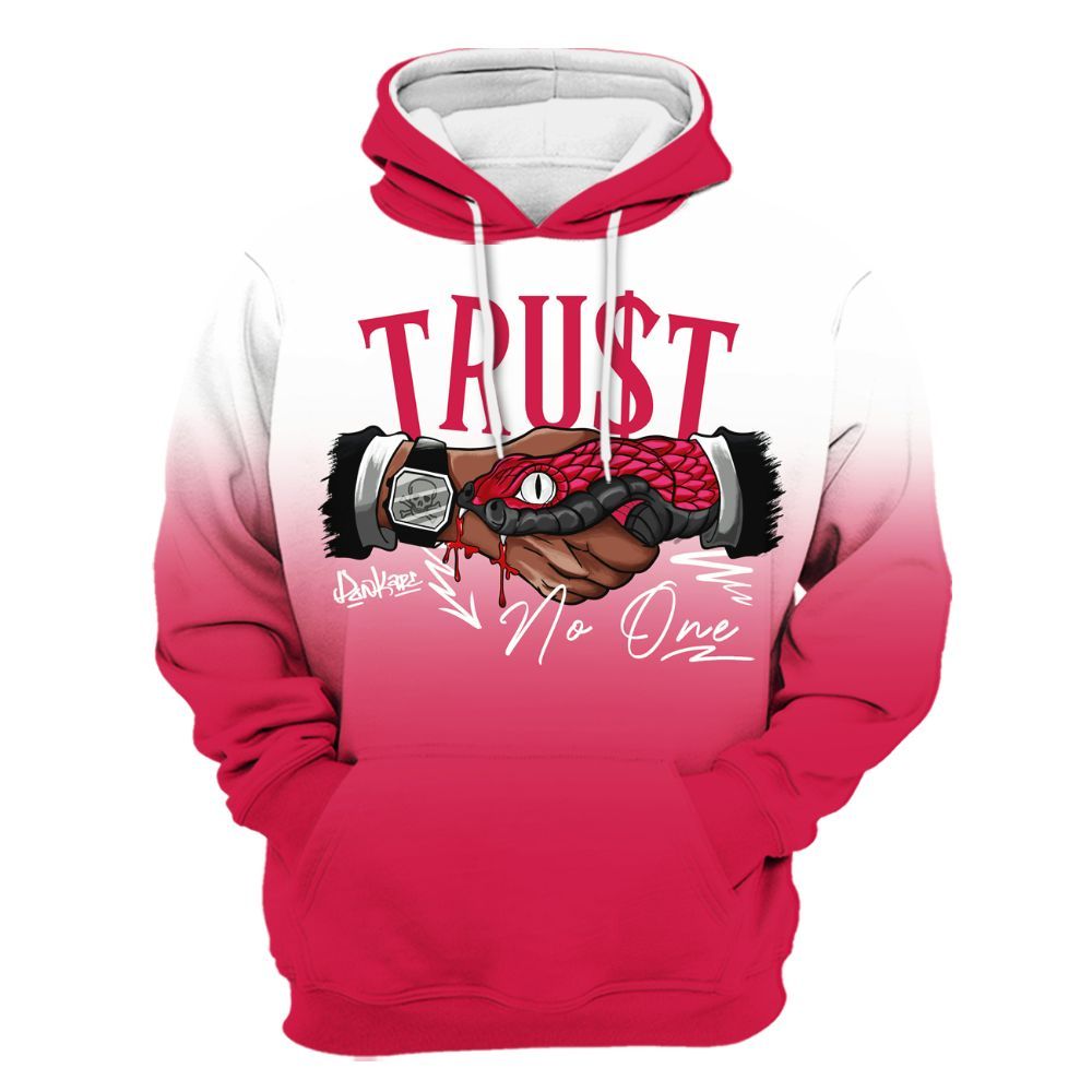 Hoodie To Match Black Toe 14s - Trust No One Drip Graphic All Over Print