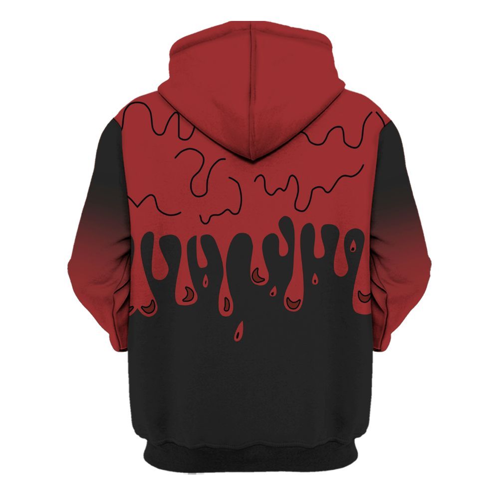 Hoodie To Match High 85 Bred 1s - Snake Trust No One Drip All Over Print