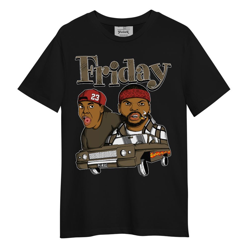 Shirt To Match Olive 9s - Friday Sneaker Retro Unisex Shirt