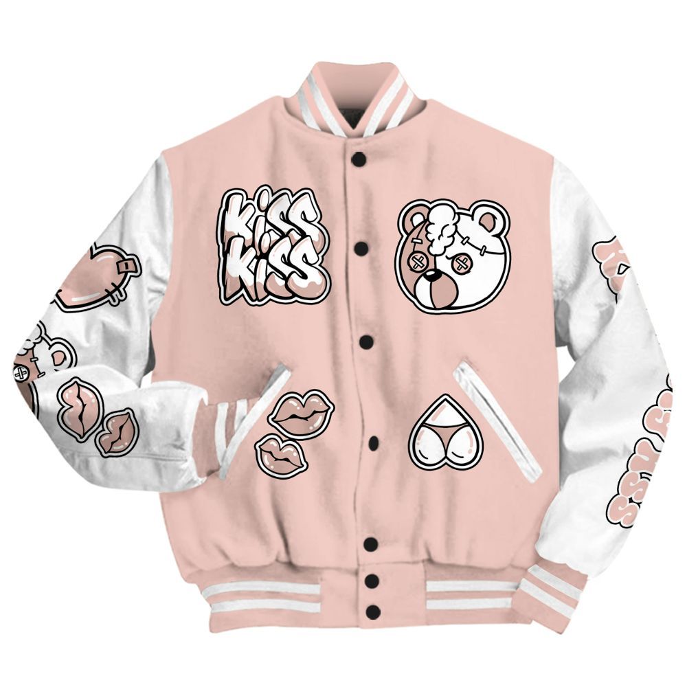 Varsity Jacket To Match Low Legend Pink 11s - Kiss My Hugz All Over Print