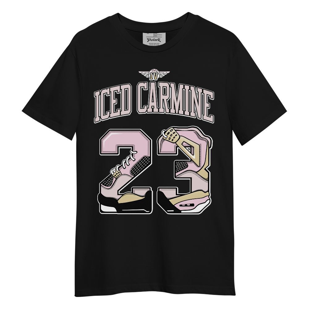Shirt To Match Denim Iced Carmine 4s - Number 23 Dirty 4s Graphic