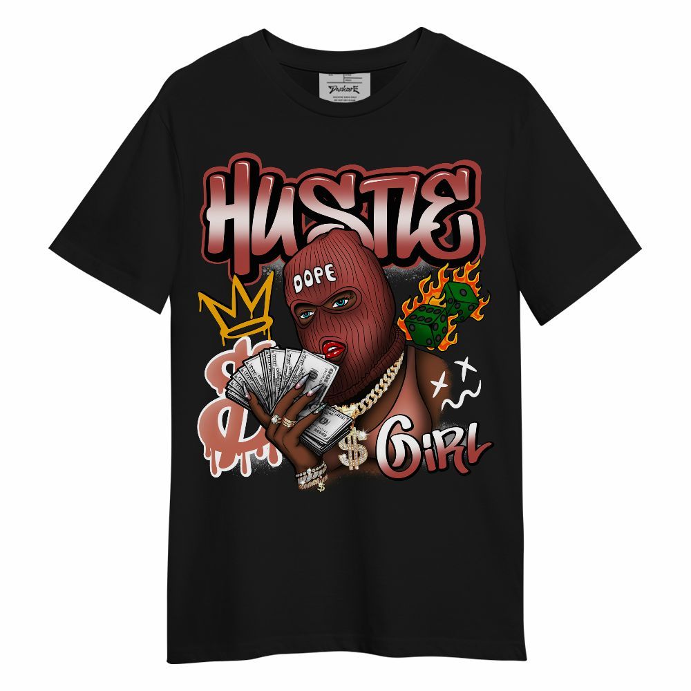Shirt To Match Dune Red 13s - Money Hustles Girl Streetwear Unisex Shirt