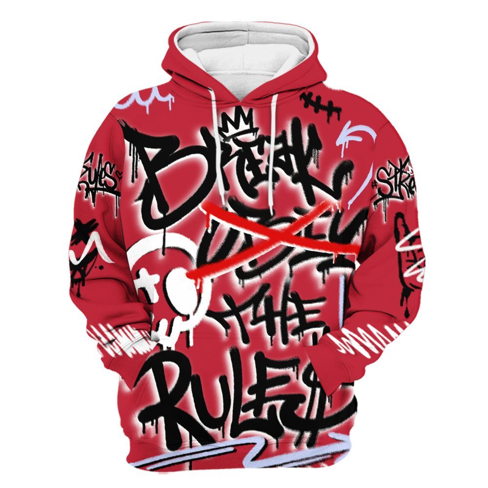 Hoodie To Match Toro Bravo 6s - Break Rules Streetwear All Over Print