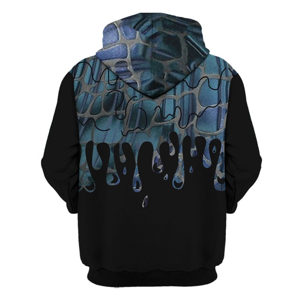 Hoodie To Match Air Foamposite Kazuya Mishima - Snake Trust No One Drip All Over Print