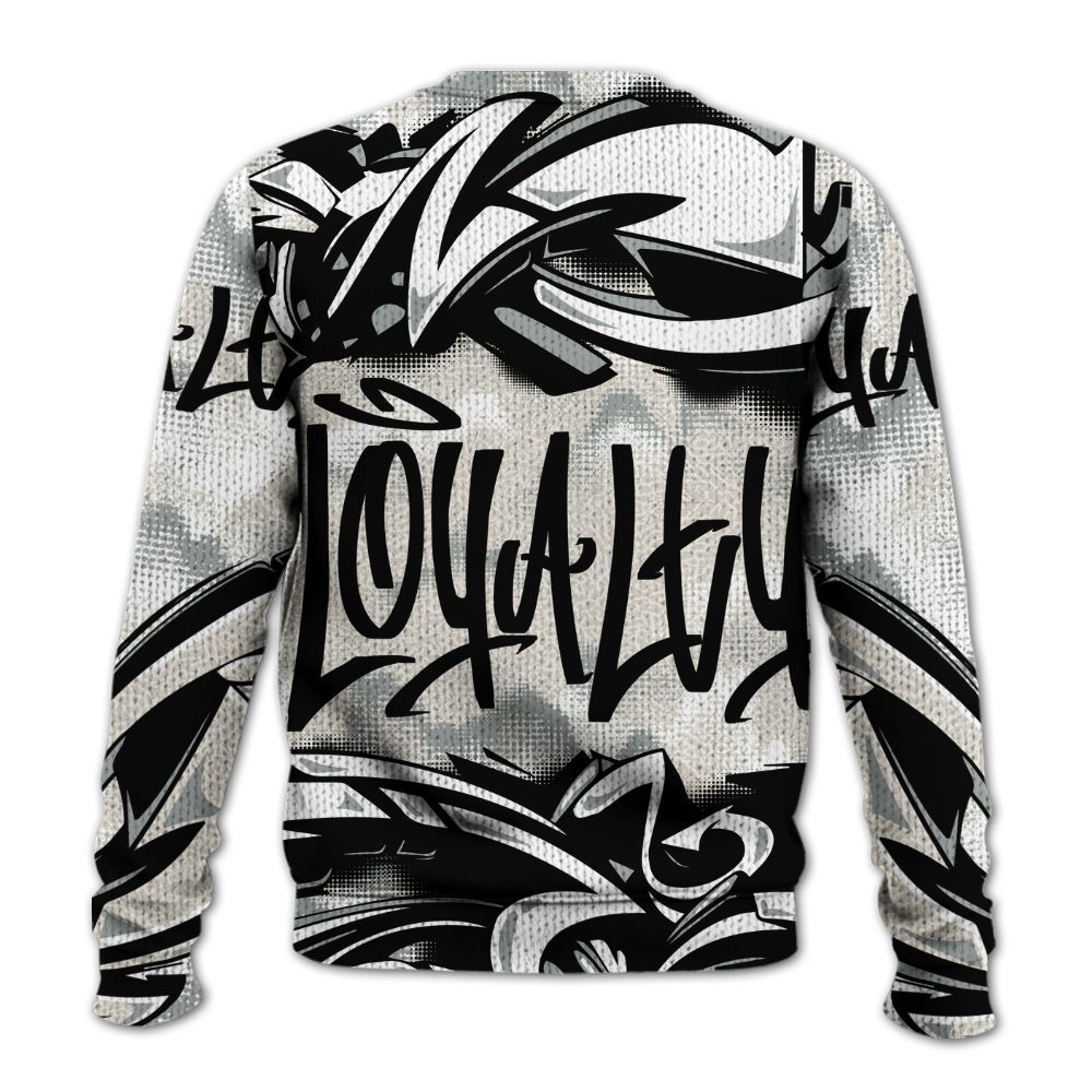 Sweater To Match Retro Pure Money 3s - Loyalty Out Value Graffiti Graphic