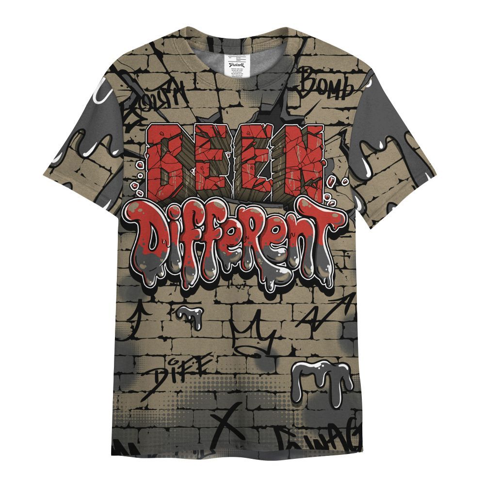 Shirt To Match Olive 9s - Been Different Drippin Streetwear All Over Print