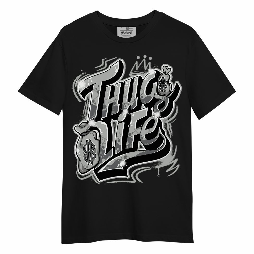 Shirt To Match Retro Wet Cement 4s - Free Thug Living Graphic Unisex Shirt
