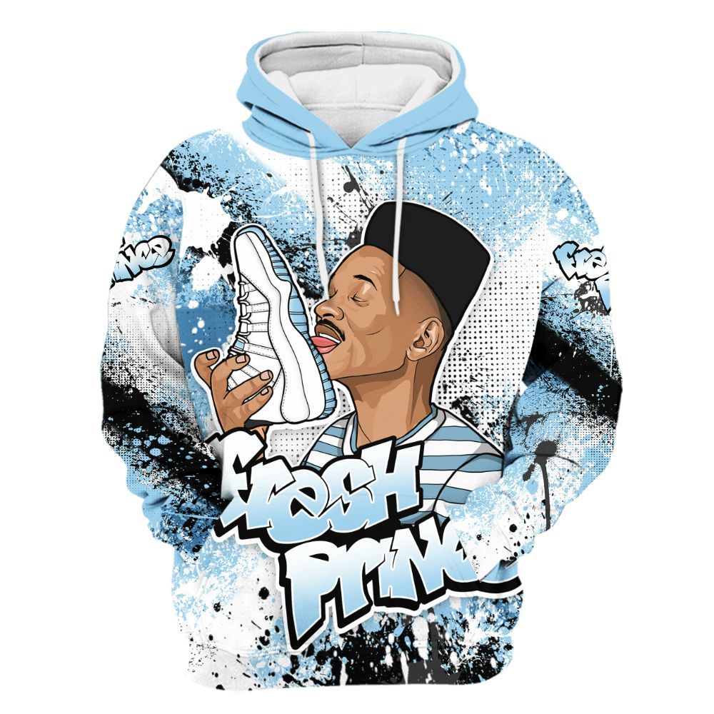 Hoodie To Match Legend Blue 11s - Fresh Sneaker Lick All Over Print