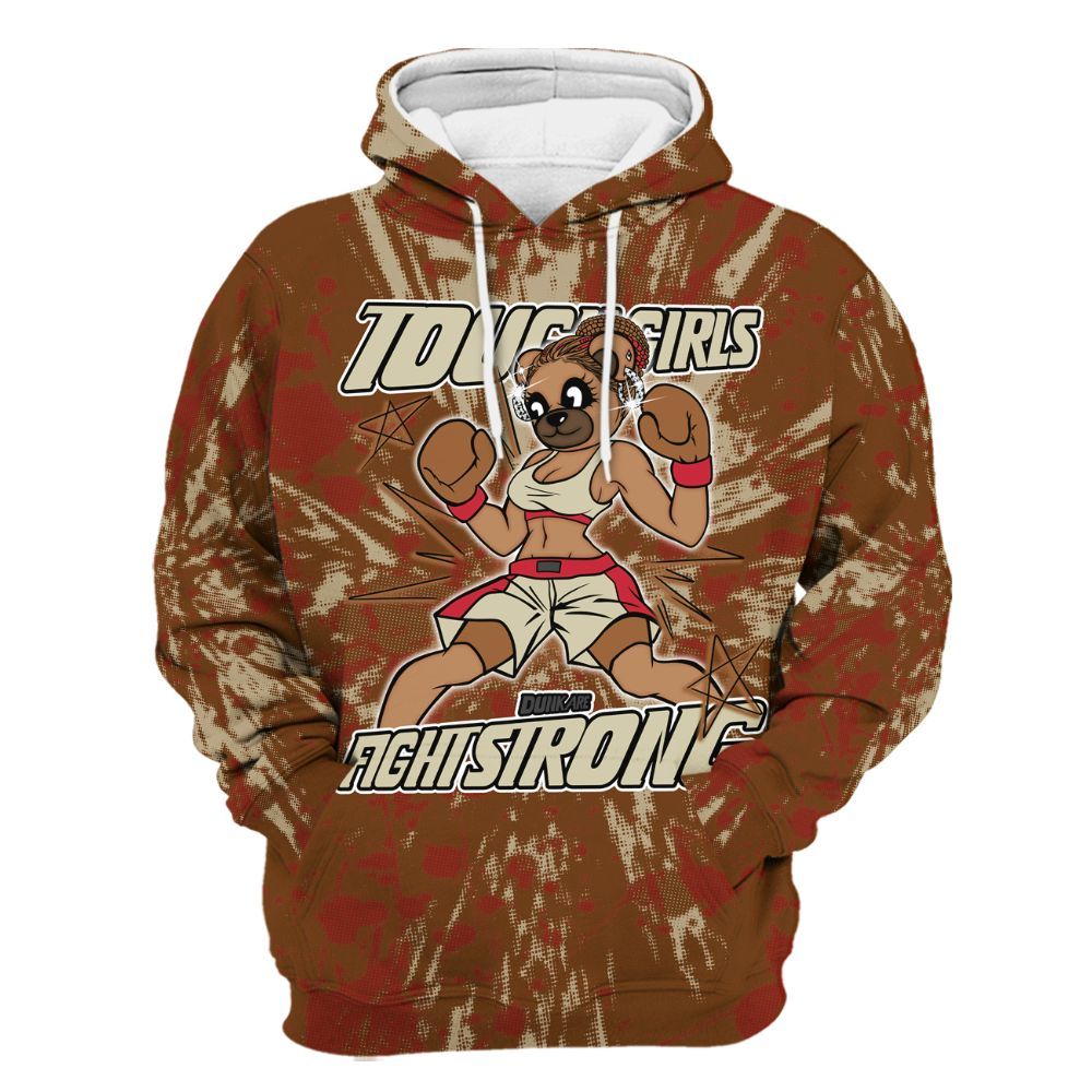 Hoodie To Match Archaeo Brown 5s - Gritty Girls Bear Luxury All Over Print