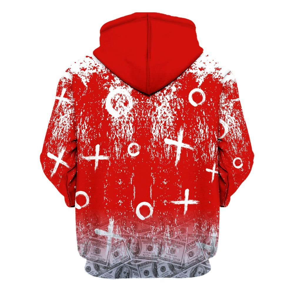 Hoodie To Match Fire Red 6s - Selfmade Unique Grunge All Over Print