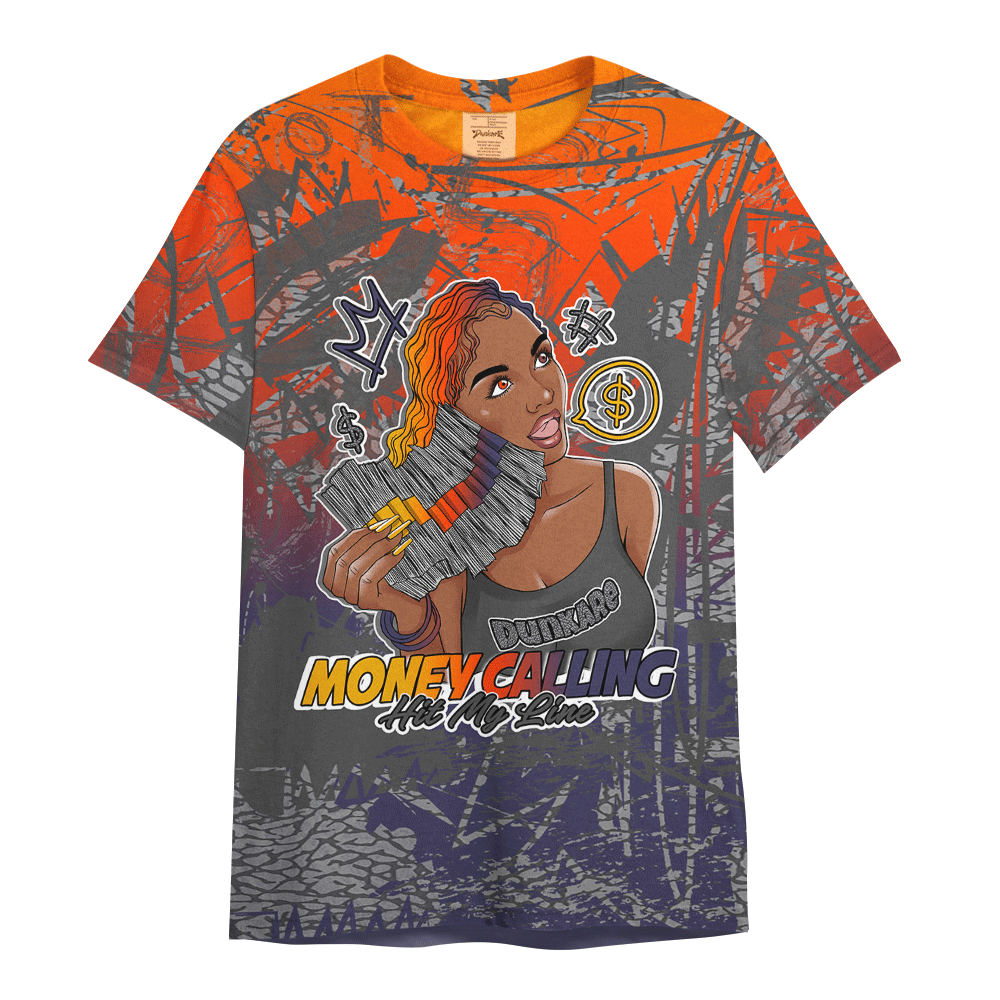 Shirt To Match Rio 3s - Moneycall Unique Scratched Art Shirt Unisex