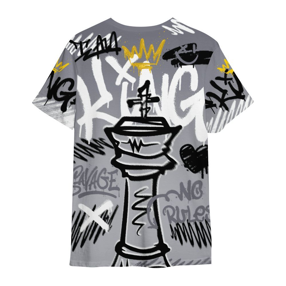 Shirt To Match Low Cement Grey 11s - Street King Chess Streetwear All Over Print