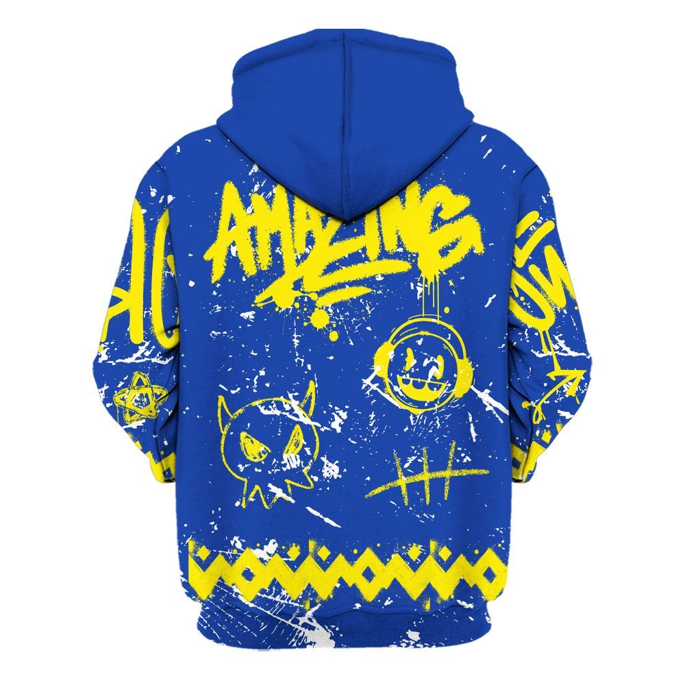 Hoodie To Match Laney 14s - Friday Sneaker Crayon All Over Print