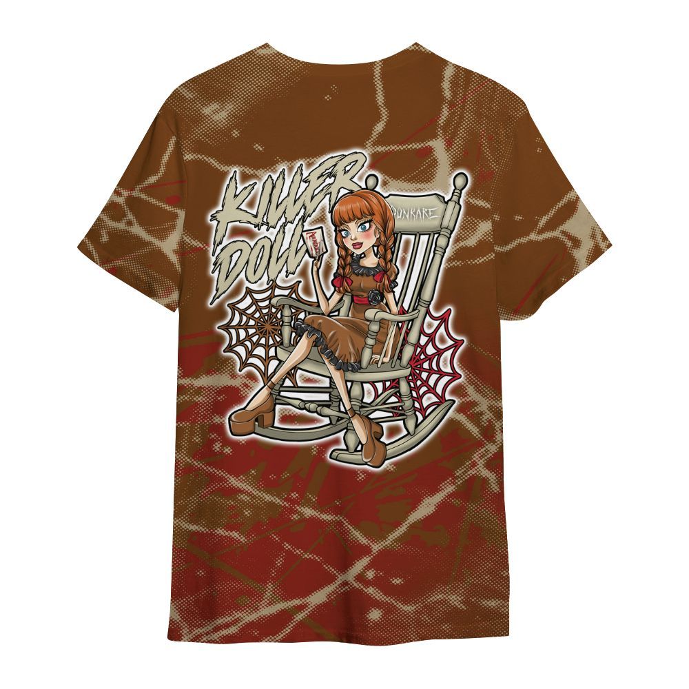 Shirt To Match Archaeo Brown 5s - Killer Doll-A Halloween Profound All Over Print