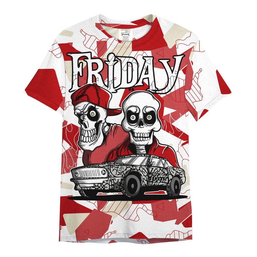 Shirt To Match Cement Grey 3s - Friday Funny Retro All Over Print