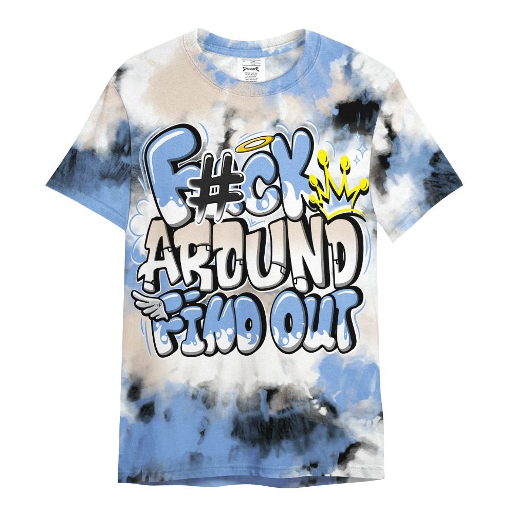 Shirt To Match Air Max 1 Royal Pulse - Tie Dye FK Around Find Out All Over Print
