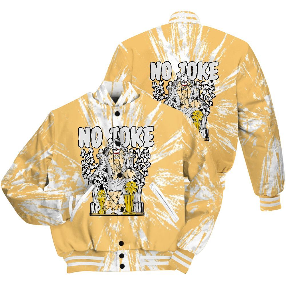 Varsity Jacket To Match Pearl 6s Shirt - Ain't Joke Skeleton Luxury All Over Print