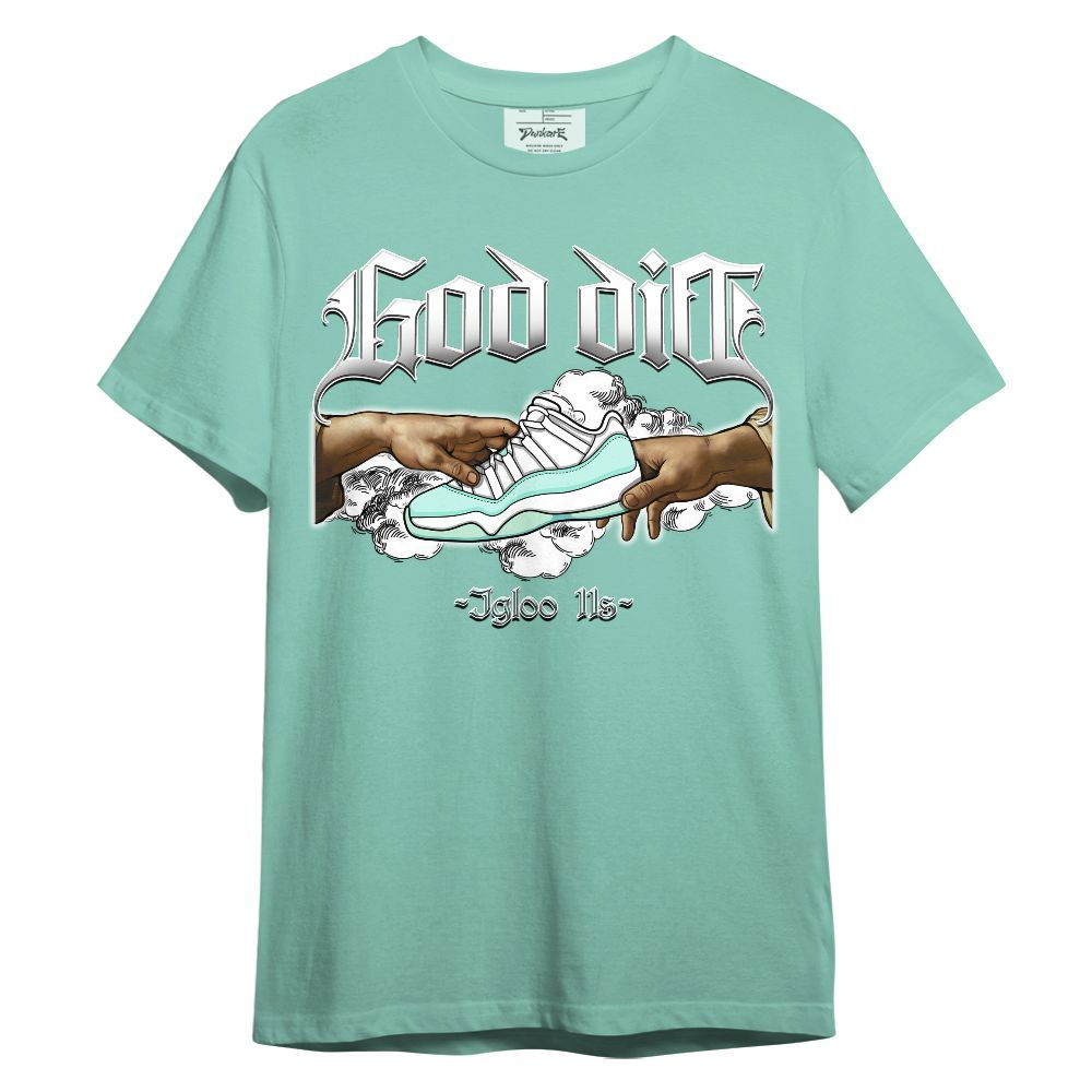 Shirt To Match Retro Low Igloo 11s - God Did Sneaker Graphic