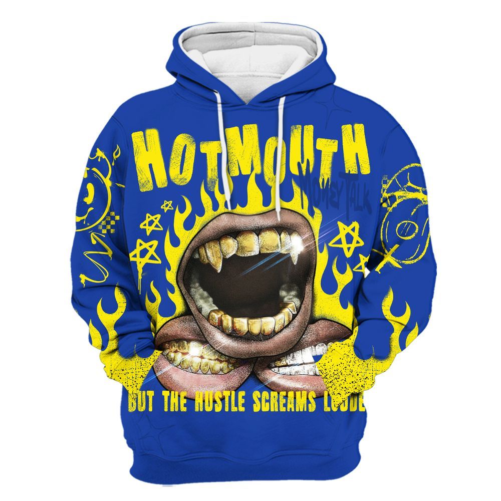 Hoodie To Match Laney 14s - Mouth Burning Street Style All Over Print