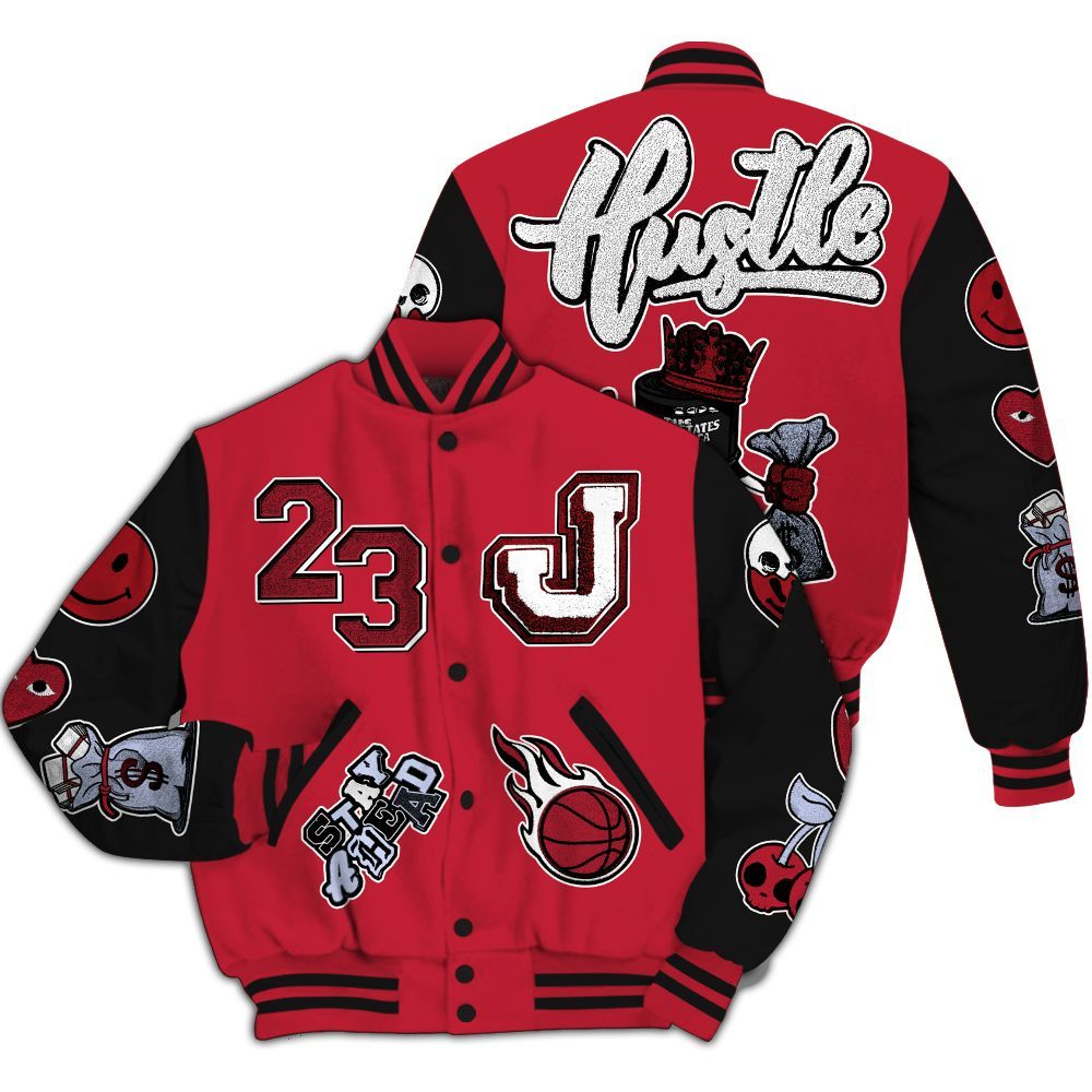Varsity Jacket To Match Toro Bravo 6s - Hustles Money Number 23 All Over Print
