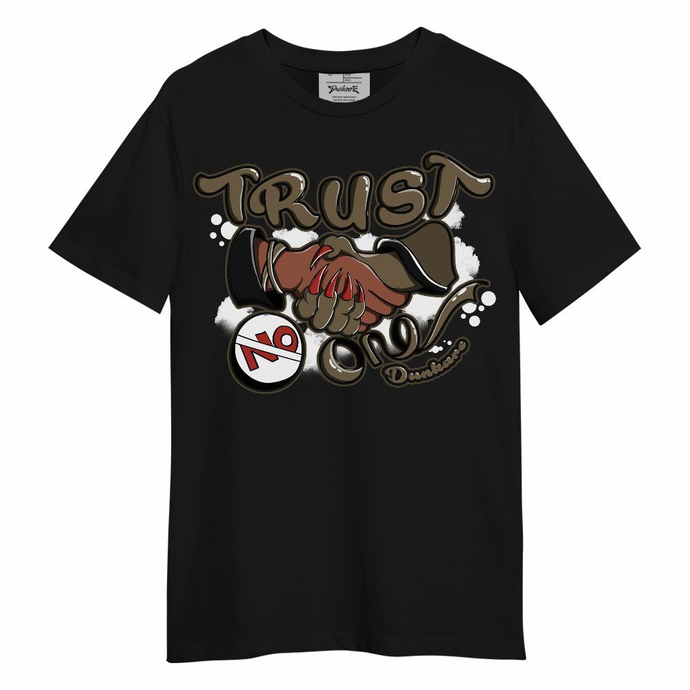 Shirt To Match Olive 9s - Devil Trust No One Unisex Shirt
