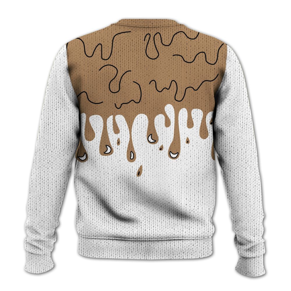 Knitted Sweater To Match Kobe 4 Gold Medal - Snake Trust No One Drip