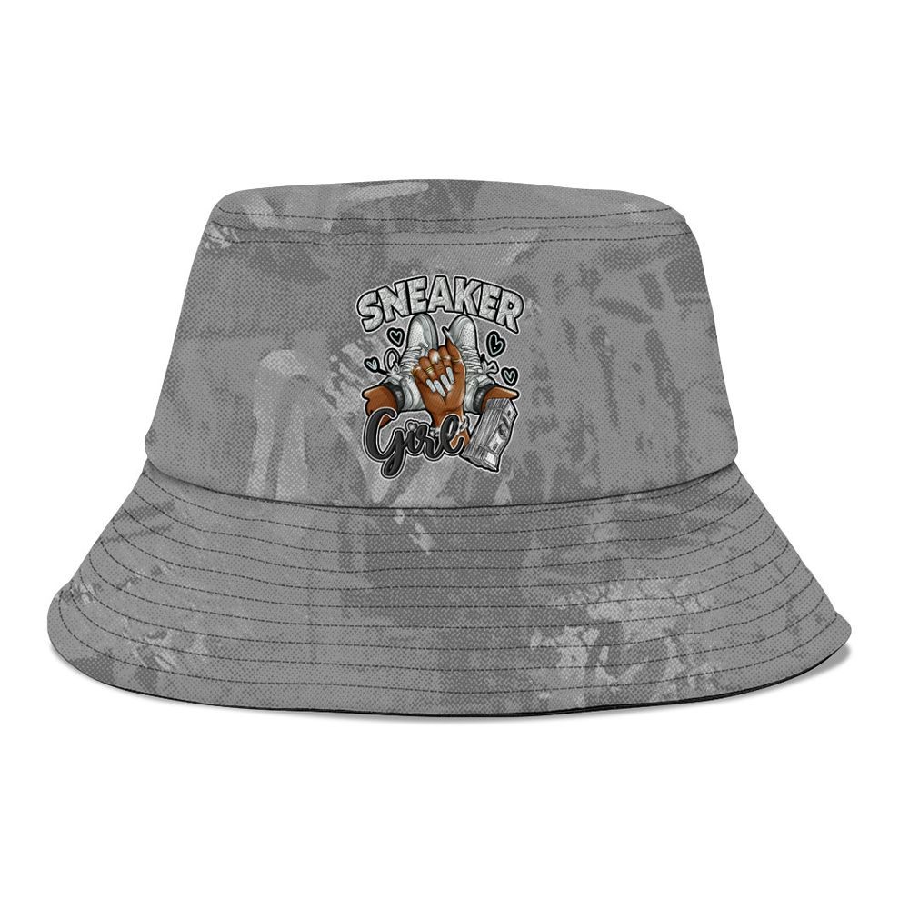 Bucket Hat To Match Black Wolf Grey 12s - Sneakerz Girlz Heart Grunge Graphic